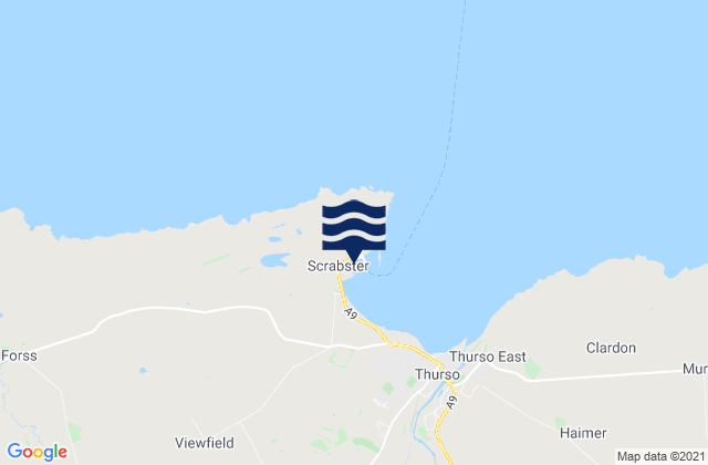 Mapa de mareas Scrabster, United Kingdom