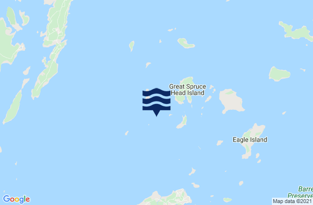 Mapa de mareas Scrag Island 0.3 nautical mile SW of, United States