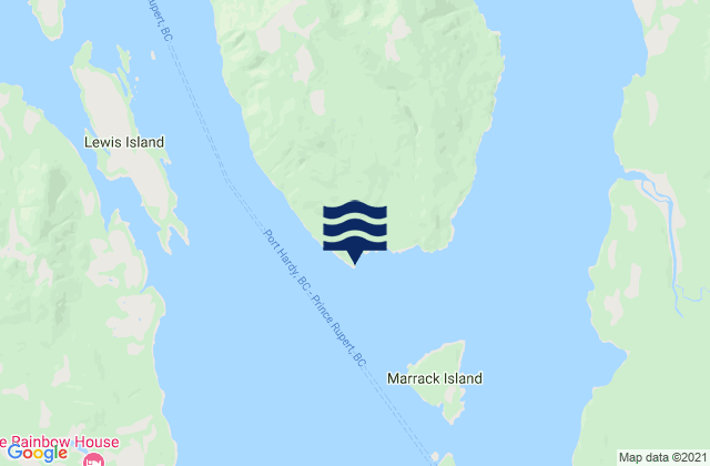 Mapa de mareas Seabreeze Point, Canada