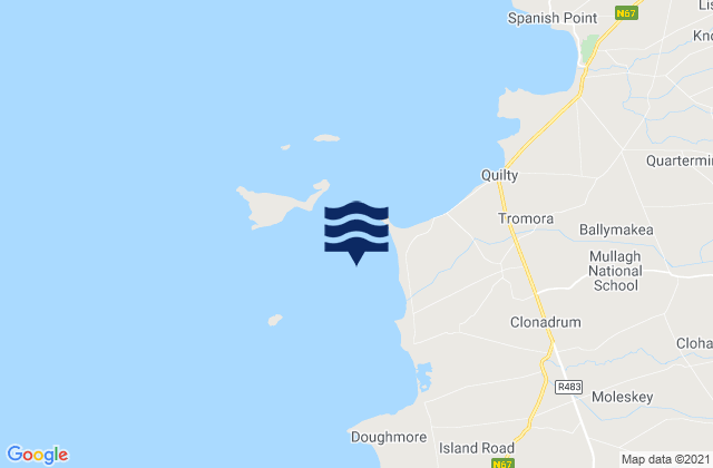 Mapa de mareas Seafield Point, Ireland