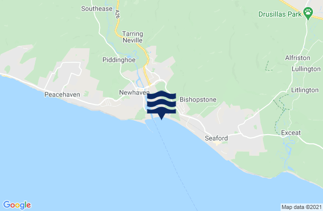 Mapa de mareas Seaford Bay, United Kingdom