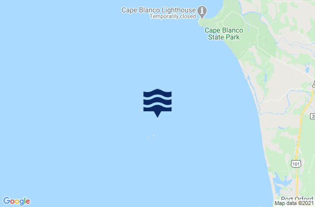 Mapa de mareas Seal Rock, United States