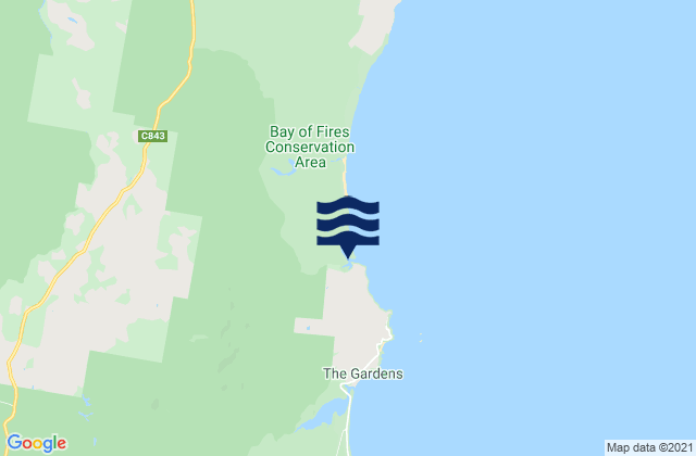 Mapa de mareas Seal Rocks, Australia