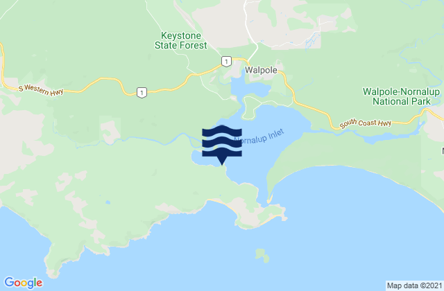 Mapa de mareas Sealers Cove, Australia