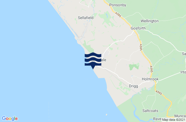 Mapa de mareas Seascale, United Kingdom