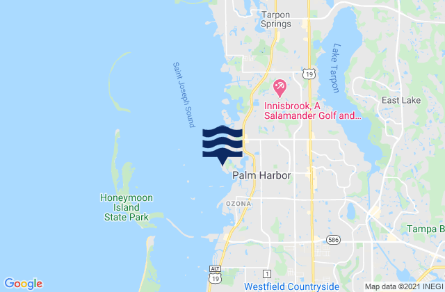 Mapa de mareas Seaside Point, United States