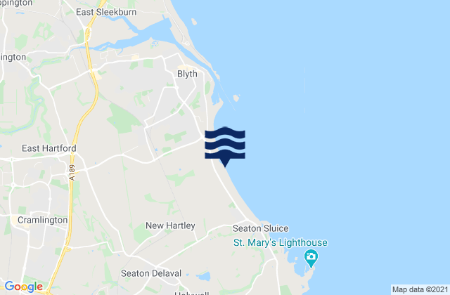 Mapa de mareas Seaton To Blyth, United Kingdom