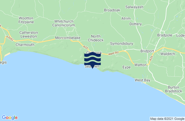 Mapa de mareas Seatown Beach, United Kingdom