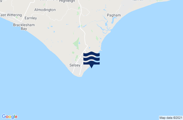 Mapa de mareas Selsey Bill, United Kingdom