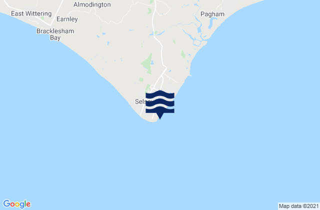 Mapa de mareas Selsey, United Kingdom