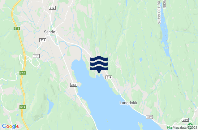 Mapa de mareas Selvik, Norway