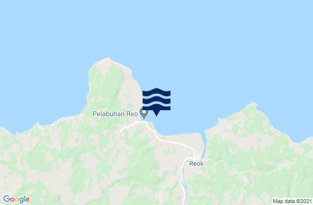 Mapa de mareas Sengari, Indonesia