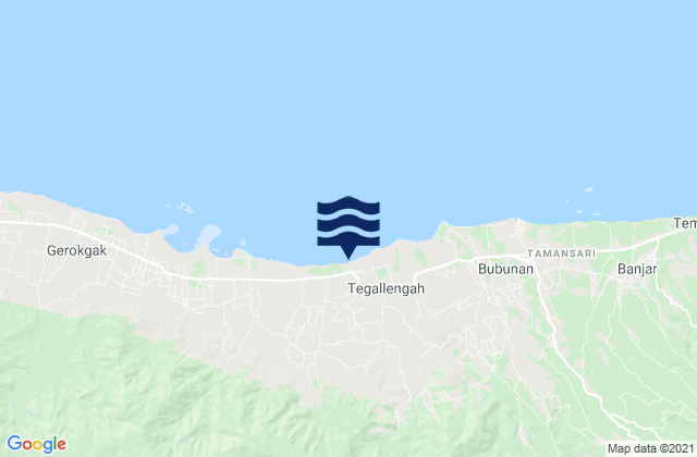 Mapa de mareas Sepang, Indonesia