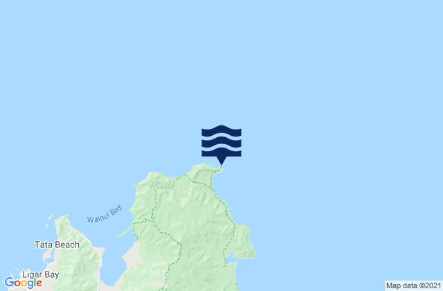 Mapa de mareas Separation Point Abel Tasman, New Zealand