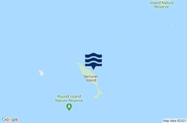 Mapa de mareas Serrurier Island, Australia