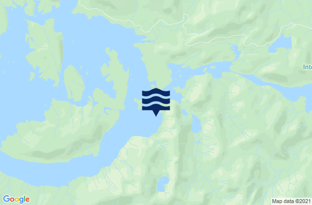 Mapa de mareas Shakan Strait Kosciusko Island, United States