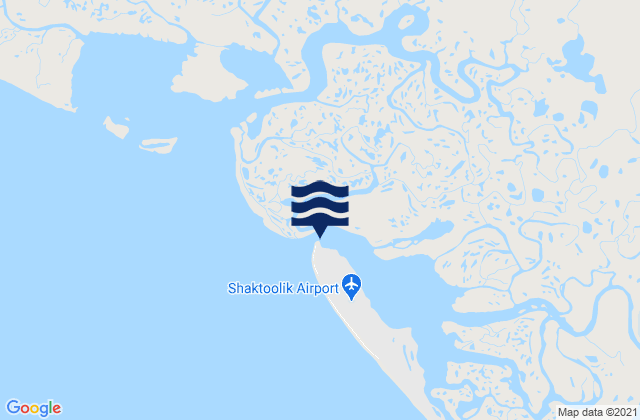 Mapa de mareas Shaktoolik, United States