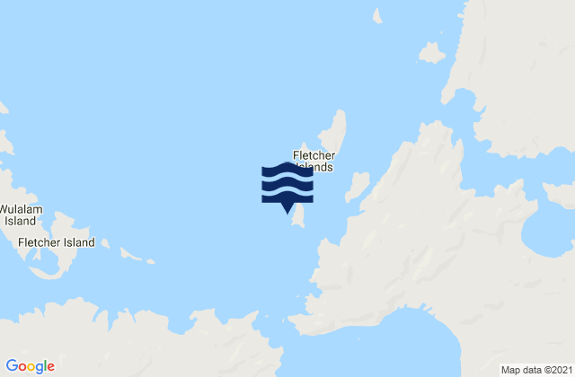 Mapa de mareas Shale Island, Australia