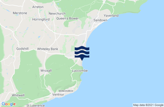 Mapa de mareas Shanklin, United Kingdom