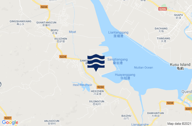 Mapa de mareas Shantou Shi, China