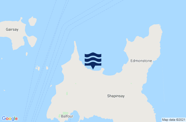 Mapa de mareas Shapinsay, United Kingdom