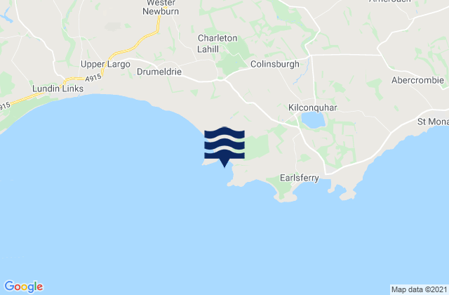 Mapa de mareas Shell Bay Beach, United Kingdom