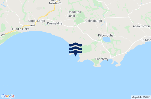 Mapa de mareas Shell Bay, United Kingdom