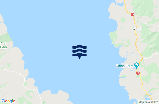 Mapa de mareas Shelly Beach Light, New Zealand