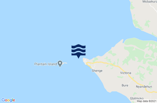 Mapa de mareas Shenge Point, Sierra Leone