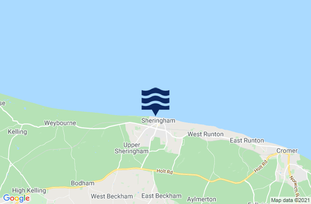Mapa de mareas Sheringham, United Kingdom