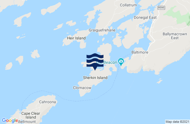 Mapa de mareas Sherkin Island, Ireland