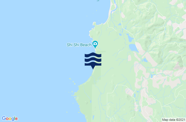 Mapa de mareas Shi-Shi Beach, United States