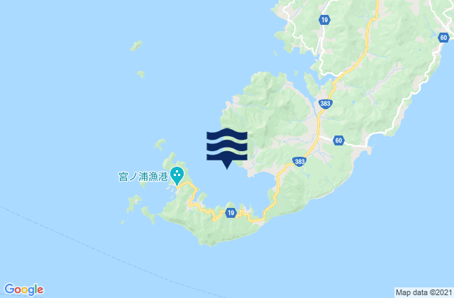 Mapa de mareas Shijiki Wan Hirado Shima, Japan