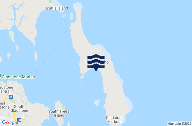 Mapa de mareas Shoal Bay, Australia