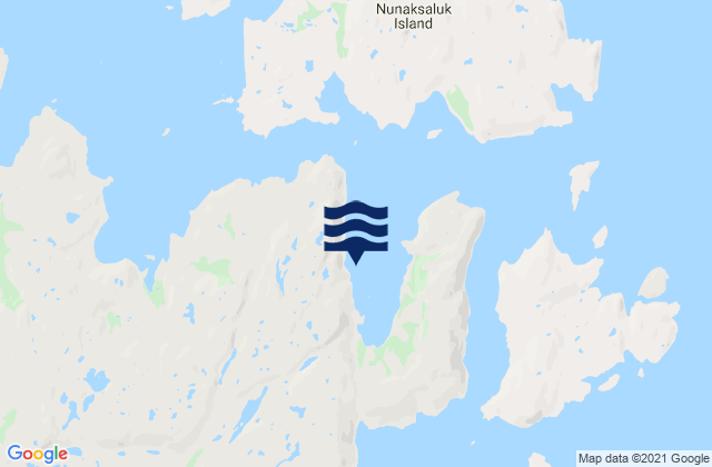 Mapa de mareas Shoal Tickle, Canada