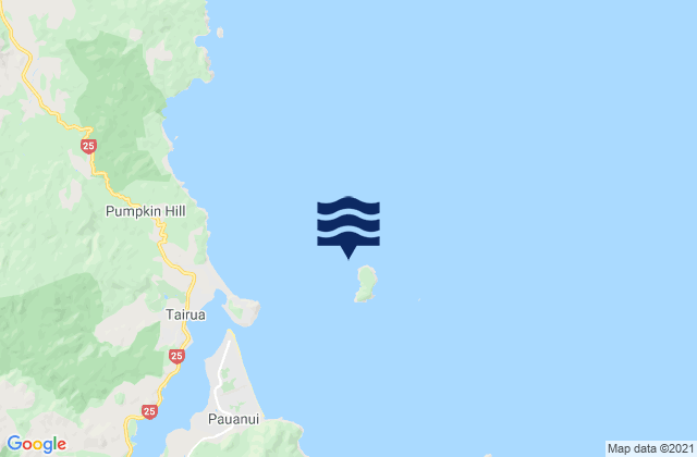 Mapa de mareas Shoe Island (Motuhoa), New Zealand
