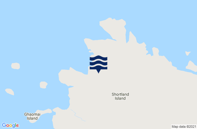 Mapa de mareas Shortland Island, Papua New Guinea