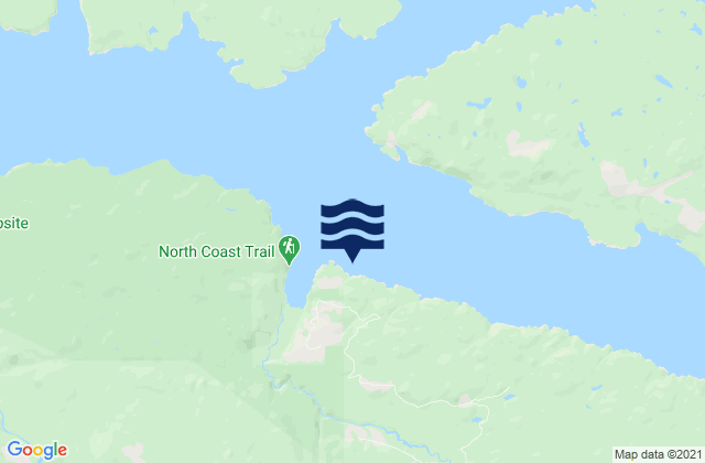 Mapa de mareas Shushartie Bay, Canada