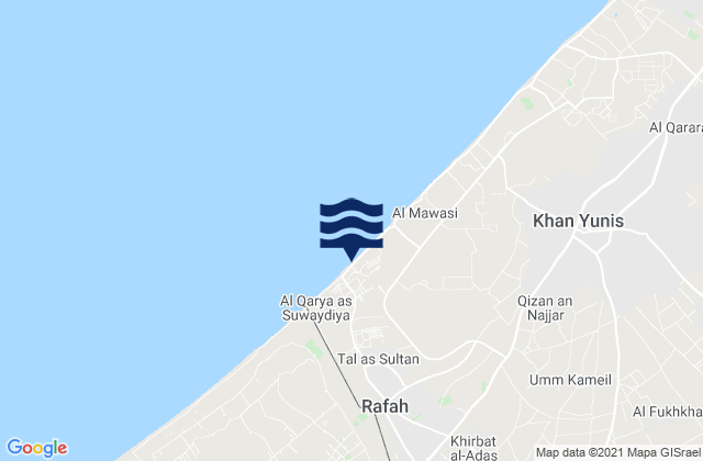 Mapa de mareas Shūkat aş Şūfī, Palestinian Territory