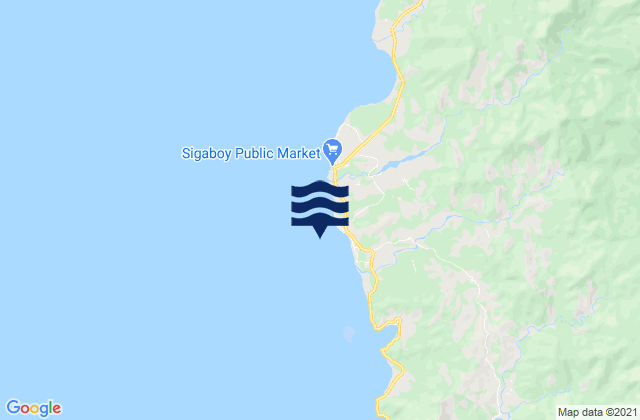 Mapa de mareas Sigaboy Island, Philippines