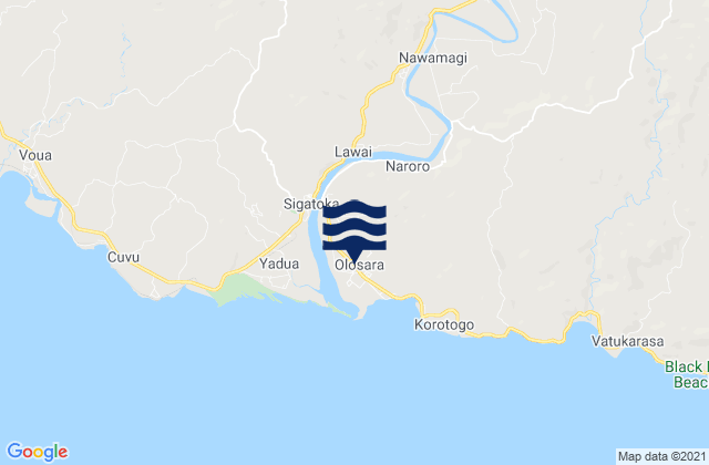 Mapa de mareas Sigatoka, Fiji
