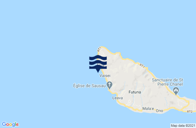 Mapa de mareas Sigave, Wallis and Futuna