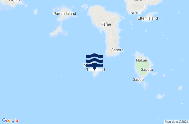 Mapa de mareas Siis Municipality, Micronesia