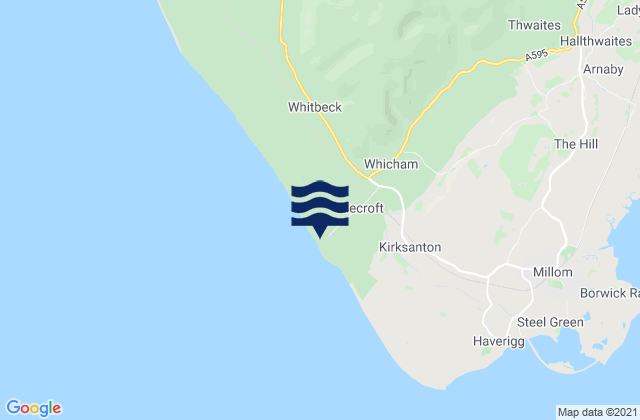 Mapa de mareas Silecroft Beach, United Kingdom