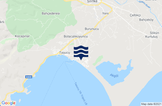 Mapa de mareas Silifke, Turkey
