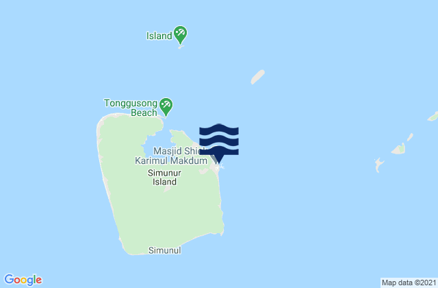 Mapa de mareas Simunul, Philippines