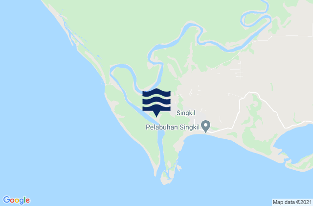 Mapa de mareas Singkil, Indonesia