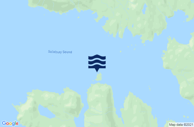 Mapa de mareas Sinitsin Island, United States