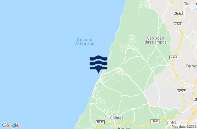 Mapa de mareas Sintra, Portugal