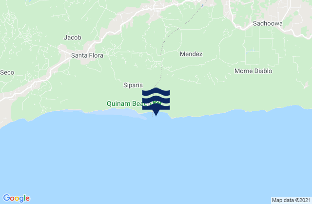 Mapa de mareas Siparia, Trinidad and Tobago